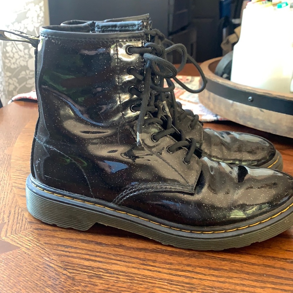 Dr Martens GlitterY size 5 women’s black boot